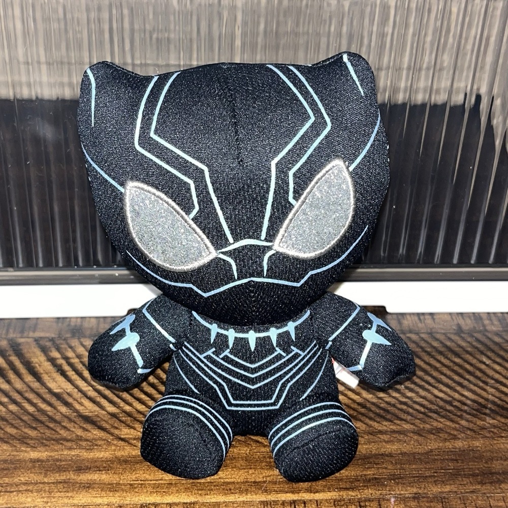 Ty Beanie Babies BLACK PANTHER Marvel 6" Plush Stuffed Toy 2021